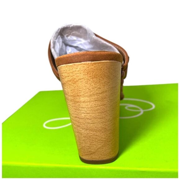 Sam Edelman Womens Brown Suede Nyla Slip On Wooden Clog Heels Sz 7 New - Picture 6 of 9